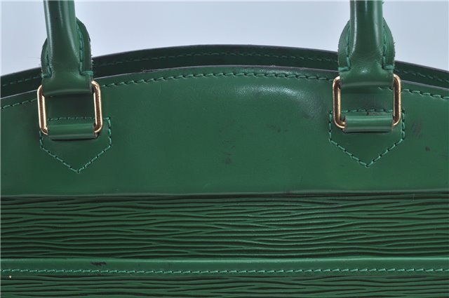 Authentic Louis Vuitton Epi Riviera Hand Bag Purse Green M48184 LV J9670