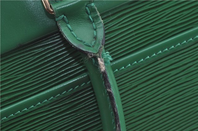 Authentic Louis Vuitton Epi Riviera Hand Bag Purse Green M48184 LV J9670