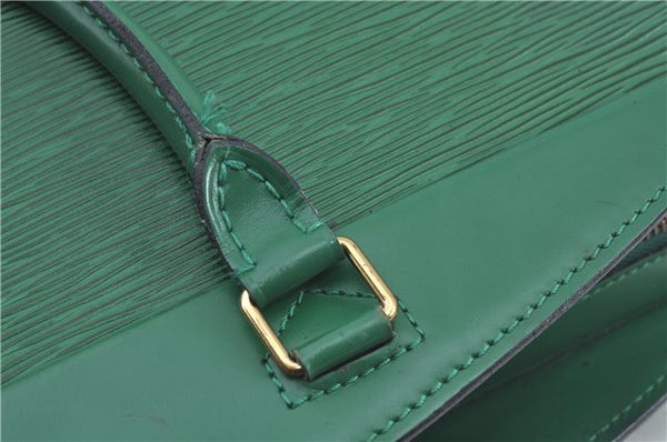 Authentic Louis Vuitton Epi Riviera Hand Bag Purse Green M48184 LV J9670
