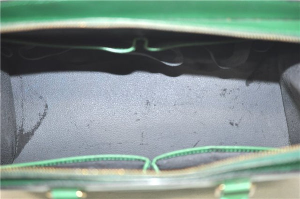 Authentic Louis Vuitton Epi Riviera Hand Bag Purse Green M48184 LV J9670