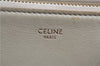 Authentic CELINE TRIO Shoulder Cross Body Bag Purse Leather Ivroy J9671