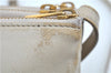 Authentic CELINE TRIO Shoulder Cross Body Bag Purse Leather Ivroy J9671