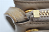 Authentic CELINE TRIO Shoulder Cross Body Bag Purse Leather Ivroy J9671