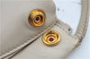 Authentic CELINE TRIO Shoulder Cross Body Bag Purse Leather Ivroy J9671