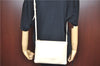 Authentic CELINE TRIO Shoulder Cross Body Bag Purse Leather Ivroy J9671