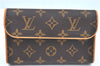 Louis Vuitton Monogram Pochette Florentine Pouch Waist Bag M51855 LV Junk J9675