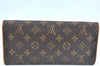 Authentic Louis Vuitton Monogram Pochette Twin GM Shoulder Bag M51852 LV J9679