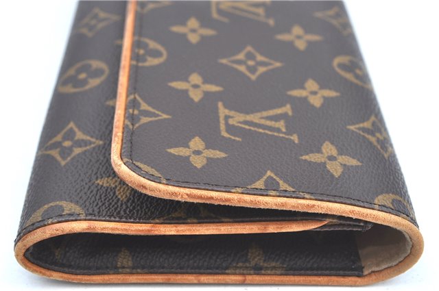 Authentic Louis Vuitton Monogram Pochette Twin GM Shoulder Bag M51852 LV J9679