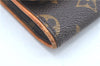 Authentic Louis Vuitton Monogram Pochette Twin GM Shoulder Bag M51852 LV J9679