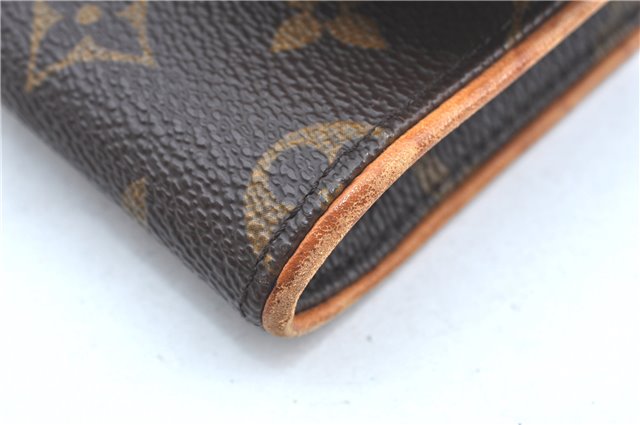 Authentic Louis Vuitton Monogram Pochette Twin GM Shoulder Bag M51852 LV J9679