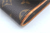 Authentic Louis Vuitton Monogram Pochette Twin GM Shoulder Bag M51852 LV J9679