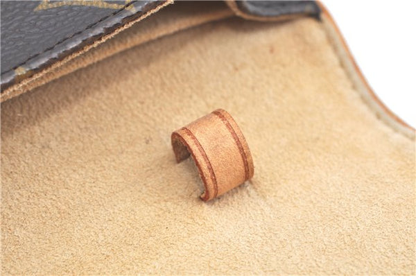 Authentic Louis Vuitton Monogram Pochette Twin GM Shoulder Bag M51852 LV J9679