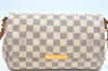 Auth Louis Vuitton Damier Azur Favorite MM Shoulder Clutch Bag N41275 LV J9680