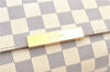 Auth Louis Vuitton Damier Azur Favorite MM Shoulder Clutch Bag N41275 LV J9680