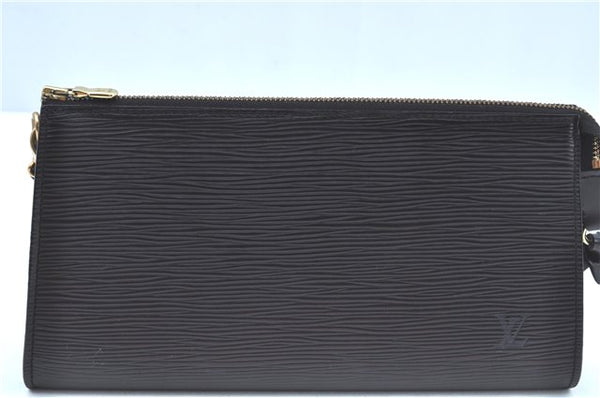 Authentic Louis Vuitton Epi Pochette Accessoires Pouch Black M52942 LV J9682