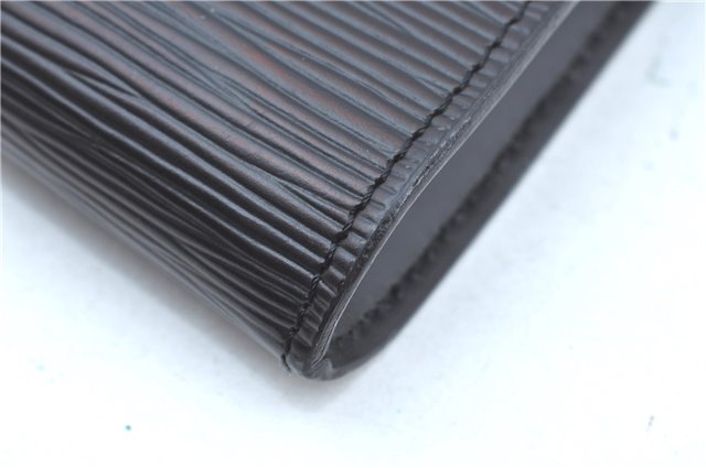 Authentic Louis Vuitton Epi Pochette Accessoires Pouch Black M52942 LV J9682