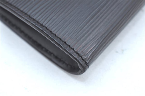 Authentic Louis Vuitton Epi Pochette Accessoires Pouch Black M52942 LV J9682