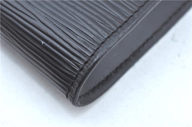 Authentic Louis Vuitton Epi Pochette Accessoires Pouch Black M52942 LV J9682