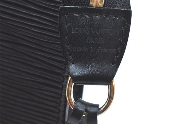 Authentic Louis Vuitton Epi Pochette Accessoires Pouch Black M52942 LV J9682