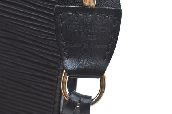 Authentic Louis Vuitton Epi Pochette Accessoires Pouch Black M52942 LV J9682