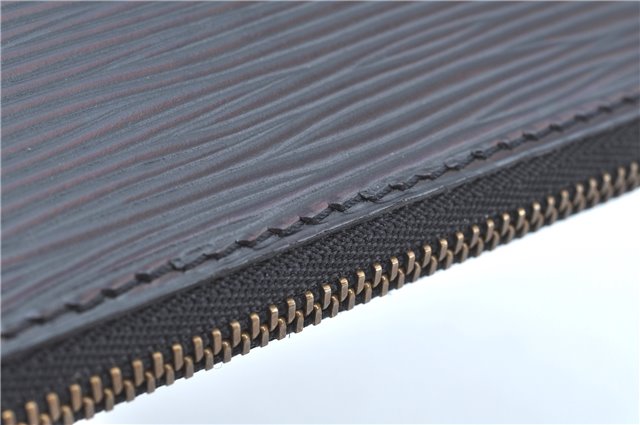 Authentic Louis Vuitton Epi Pochette Accessoires Pouch Black M52942 LV J9682