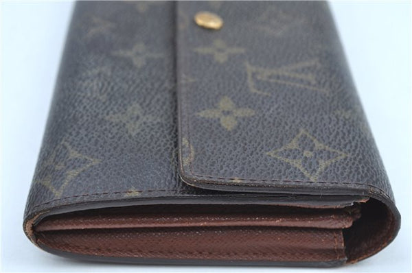 Auth Louis Vuitton Monogram Pochette Porte Monnaie Credit Wallet M61726 LV J9685