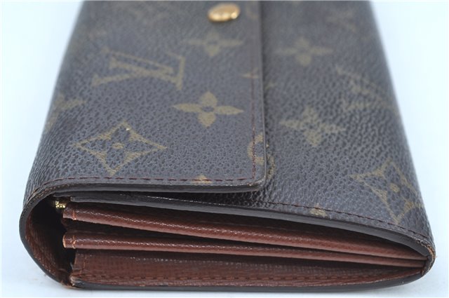 Auth Louis Vuitton Monogram Pochette Porte Monnaie Credit Wallet M61726 LV J9685