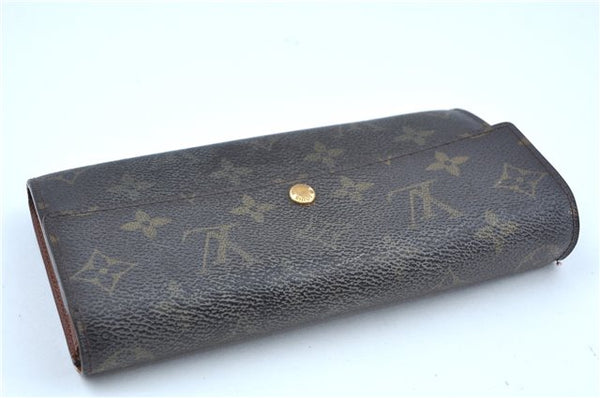 Auth Louis Vuitton Monogram Pochette Porte Monnaie Credit Wallet M61726 LV J9685