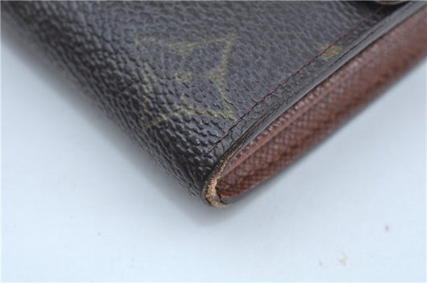 Auth Louis Vuitton Monogram Pochette Porte Monnaie Credit Wallet M61726 LV J9685