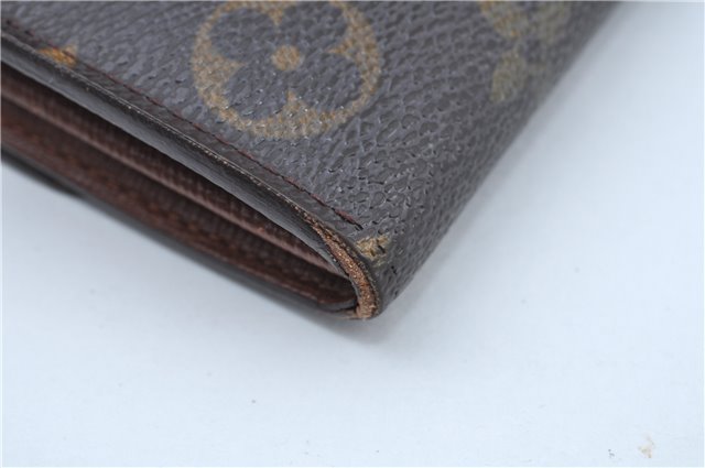 Auth Louis Vuitton Monogram Pochette Porte Monnaie Credit Wallet M61726 LV J9685