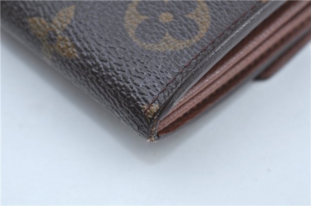 Auth Louis Vuitton Monogram Pochette Porte Monnaie Credit Wallet M61726 LV J9685