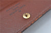 Auth Louis Vuitton Monogram Pochette Porte Monnaie Credit Wallet M61726 LV J9685