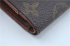 Auth Louis Vuitton Monogram Porte Monnaie Billets Viennois M61663 Wallet J9686