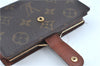 Auth Louis Vuitton Monogram Porte Monnaie Billets Viennois M61663 Wallet J9686