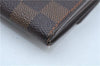 Authentic Louis Vuitton Damier Pochette Porte Monnaie Credit N61724 Wallet J9687