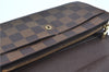 Authentic Louis Vuitton Damier Pochette Porte Monnaie Credit N61724 Wallet J9687