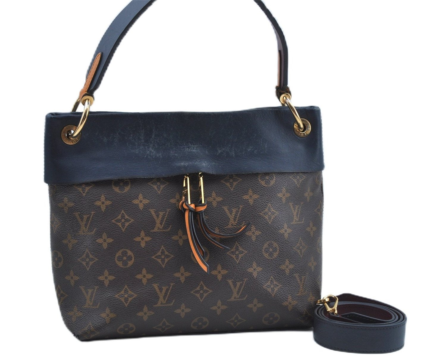 Authentic Louis Vuitton Monogram Tuileries Besace M43441 2Way Shoulder Bag J9688