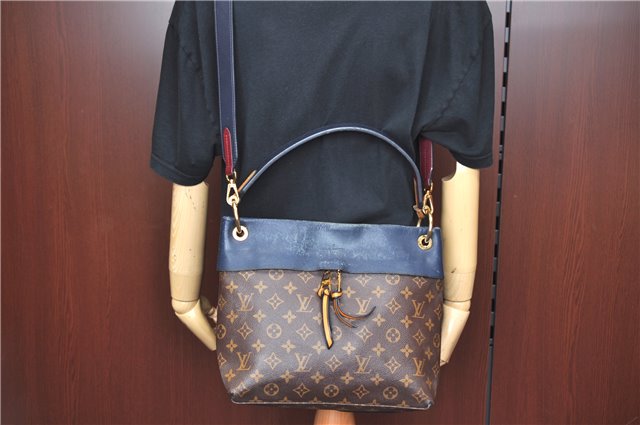 Authentic Louis Vuitton Monogram Tuileries Besace M43441 2Way Shoulder Bag J9688