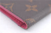 Authentic Louis Vuitton Monogram Folio Iphone 7+ Case Pink M63401 LV J9689