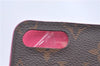 Authentic Louis Vuitton Monogram Folio Iphone 7+ Case Pink M63401 LV J9689