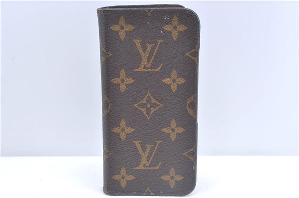 Authentic Louis Vuitton Monogram Folio Iphone X Xs Case M63443 LV J9690