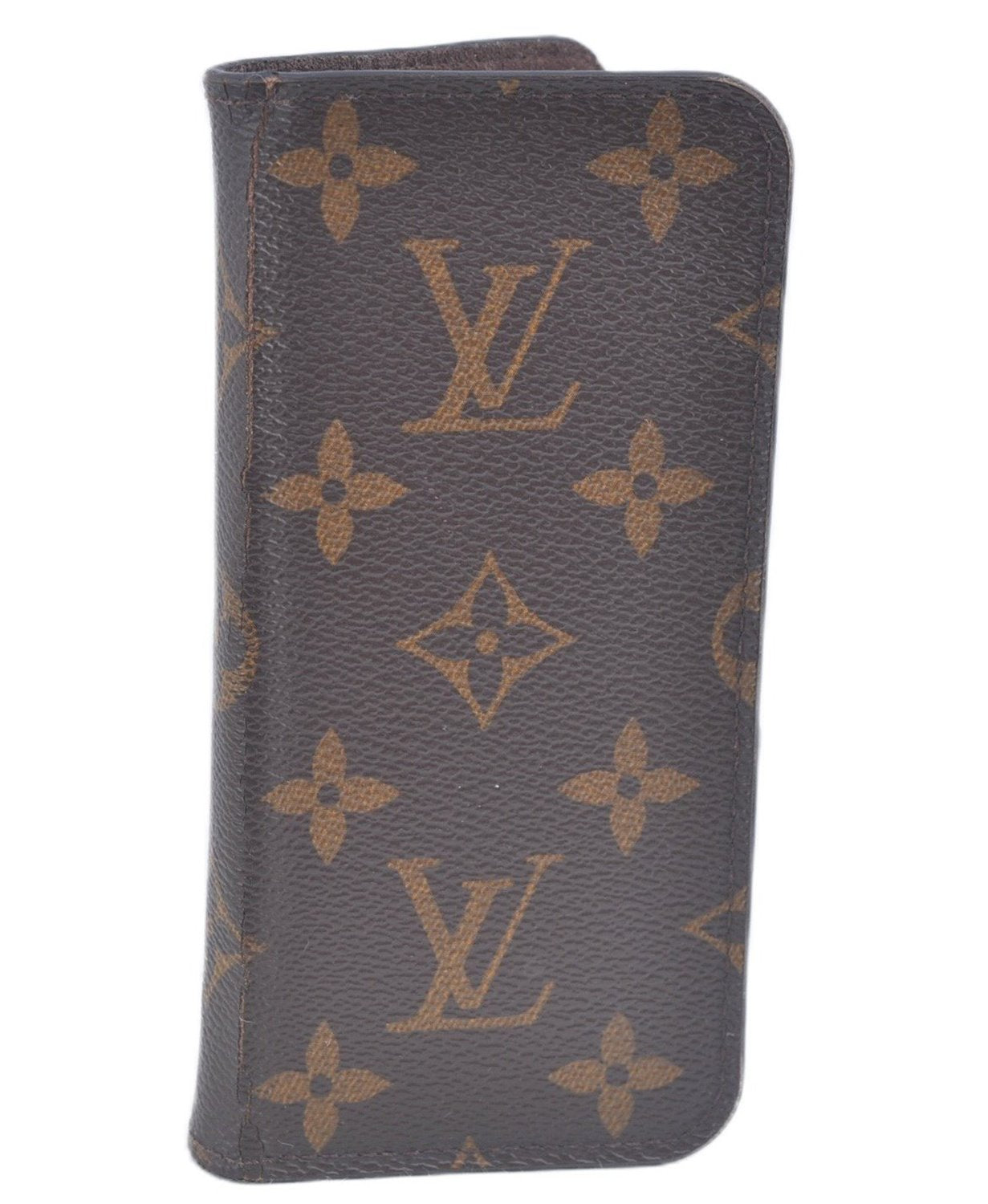 Authentic Louis Vuitton Monogram Folio Iphone 8 Case M61905 LV J9691