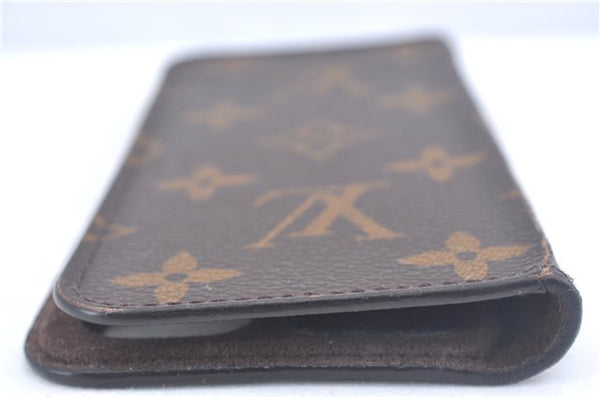 Authentic Louis Vuitton Monogram Folio Iphone 8 Case M61905 LV J9691