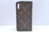 Authentic Louis Vuitton Monogram Folio Iphone X Xs Case M63443 LV J9694