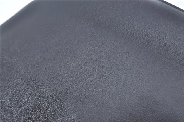 Authentic GUCCI Bamboo 2way Hand Shoulder Crossbody Bag Leather Black Junk J9695