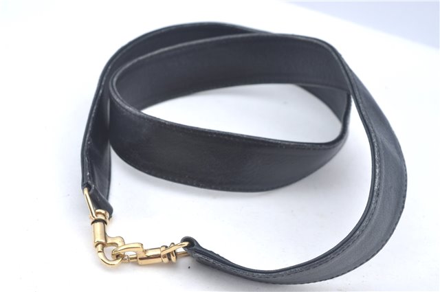 Authentic GUCCI Bamboo 2way Hand Shoulder Crossbody Bag Leather Black Junk J9695