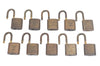 Authentic Louis Vuitton Padlock Gold 10Set LV J9696