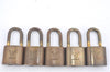 Authentic Louis Vuitton Padlock Gold 10Set LV J9696