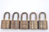 Authentic Louis Vuitton Padlock Gold 10Set LV J9696