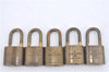 Authentic Louis Vuitton Padlock Gold 10Set LV J9696